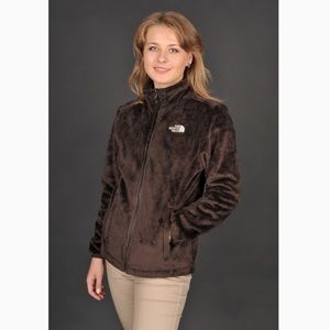 North face fleece Medium brown jacket
